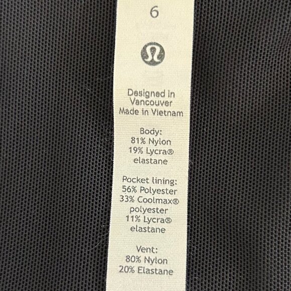 Lululemon Hooded Define Jacket Black Nulu Slim Fit Zip Up Size 6 - Picture 12 of 12